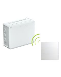 Controlemodule + 6 contacten op afstand te bedienen RF + WiFi in  IP66 behuizing