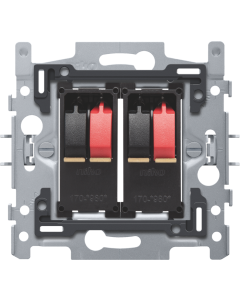 INBOUW AUDIO AANSLUITDOOS: 2X LUIDSPREKER