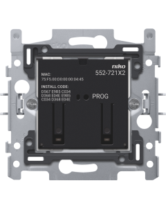 GECONNECTEERDE TWEEV. SCHAKELAAR, ZIGBEE®, 60X71MM, KLAUW