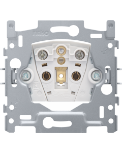 SOKKEL INBOUW CONTACTDOOS TWEEPOLIG: 21MM DIEP+SCHROEF