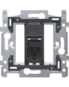 SOKKEL INB. COMMUNICATIE-AANSLUITING VLAK: 1X RJ 45 UTP CAT5E