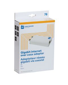 INCA 1G white shop Gigabit internet over coaxadapter Adaptateur multimedia à travers le câble coaxial