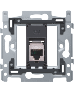 SOKKEL INB. COMMUNICATIE-AANSLUITING VLAK: 1X RJ 45 STP CAT5E