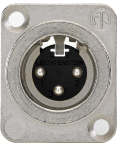 XLR CONNECTOR: MANNELIJK, 3P (SOLDEERAANSLUITING)