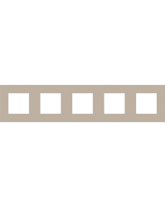 VIJFVOUDIGE AFDEKPLAAT: CENTERAFSTAND 71MM