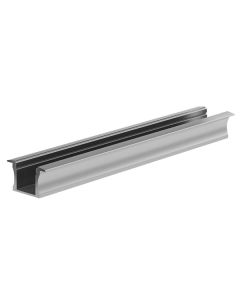 RECESSED SLIMLINE 15 mm - ALUMINIUM-INBOUWPROFIEL VOOR LEDSTRIP - GEANODISEERD ALUMINIUM - ZILVER - 2 m