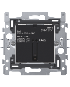 GECONNECTEERDE ENKELVE SCHAKELAAR, ZIGBEE®, 60X71MM, KLAUW