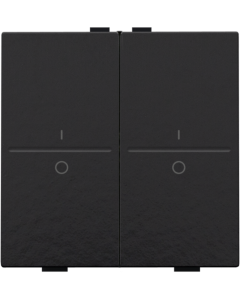 TOETS TWEEVOUDIG VOOR BUSDRUKKNOP / ZENDER - SYMBOOL 'I' EN 'O'